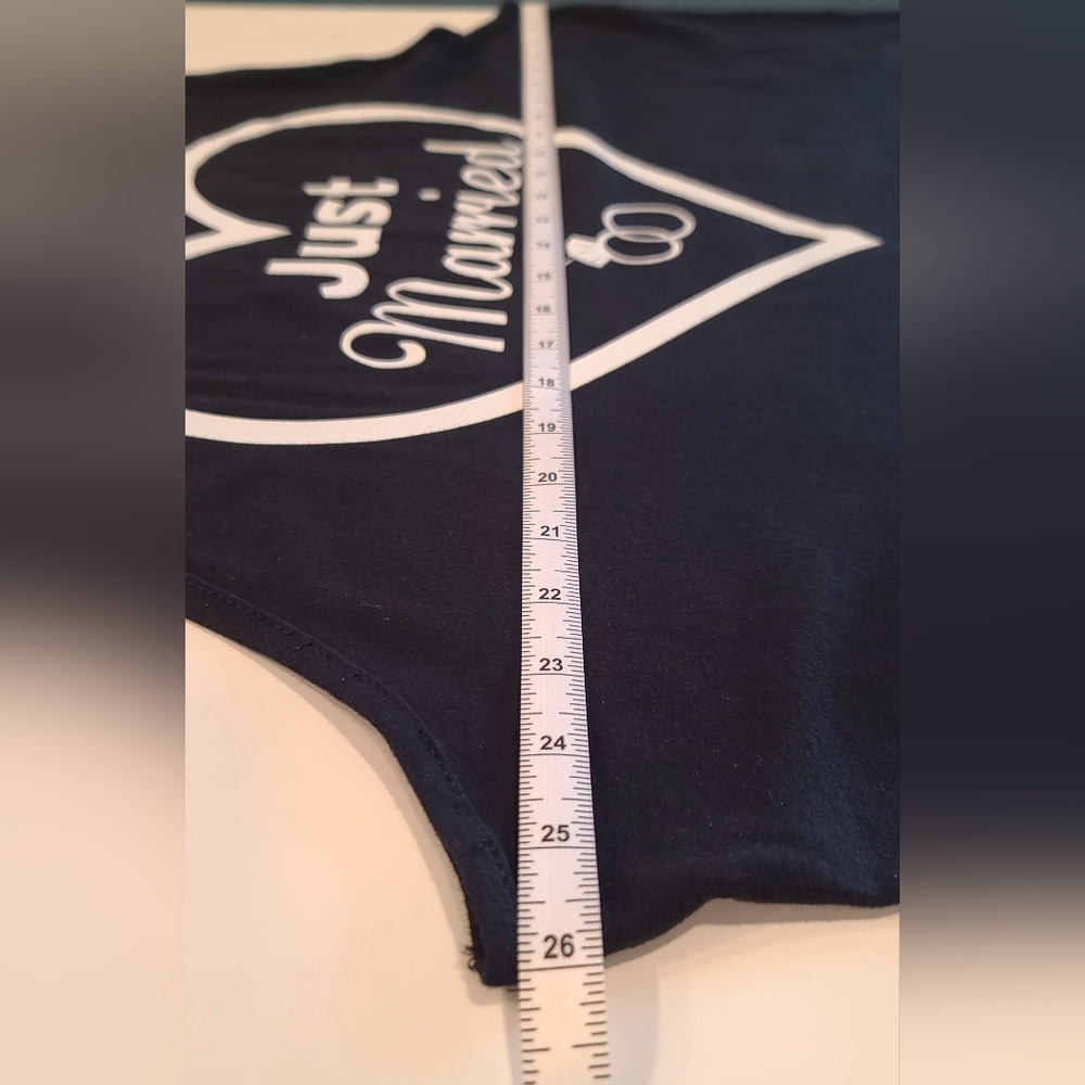 Matching “Just Married” Hubby & Wifey Black Shirts Set of 2 Plus Size XXL 18/20 - Picture 9 of 16